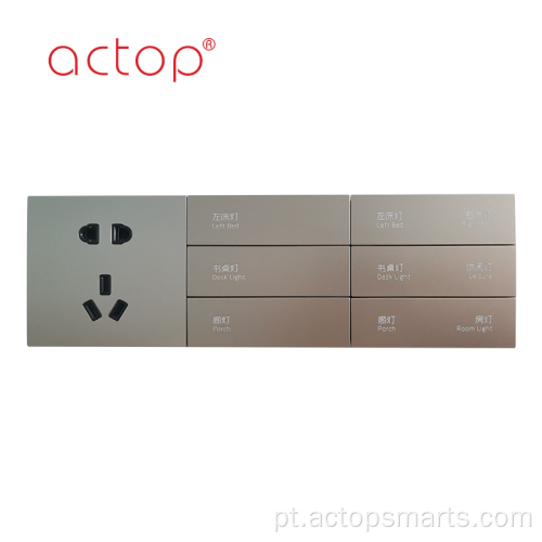 Sistema de hotel inteligente 12V contact / RS485 switch SOCKET